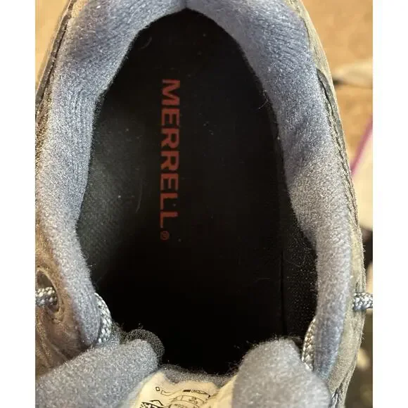 Merrell Moab 2 Shoes Womens 9 Grey Hiking Backpacking Walking Waterproof JO6026 - Picture 7 of 10